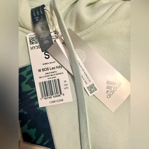 ⭐️Adidas Women's Cream Camo Hoodie Size Small NWT - Picture 4 of 7